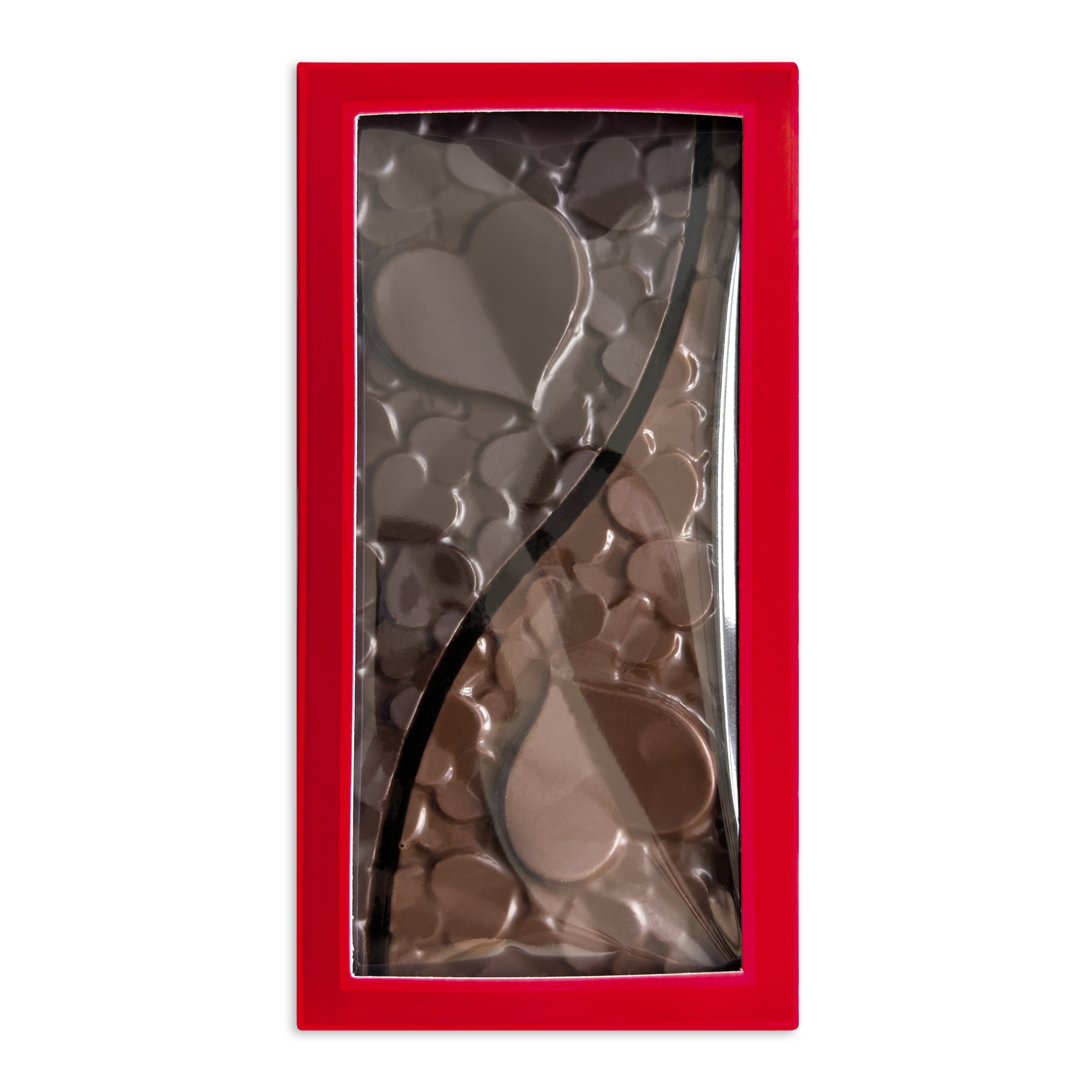 LOVE Edelvollmilch- und Edelbitterschokolade von Hochland – zarter Schmelz & intensives Kakaoaroma, 80 g