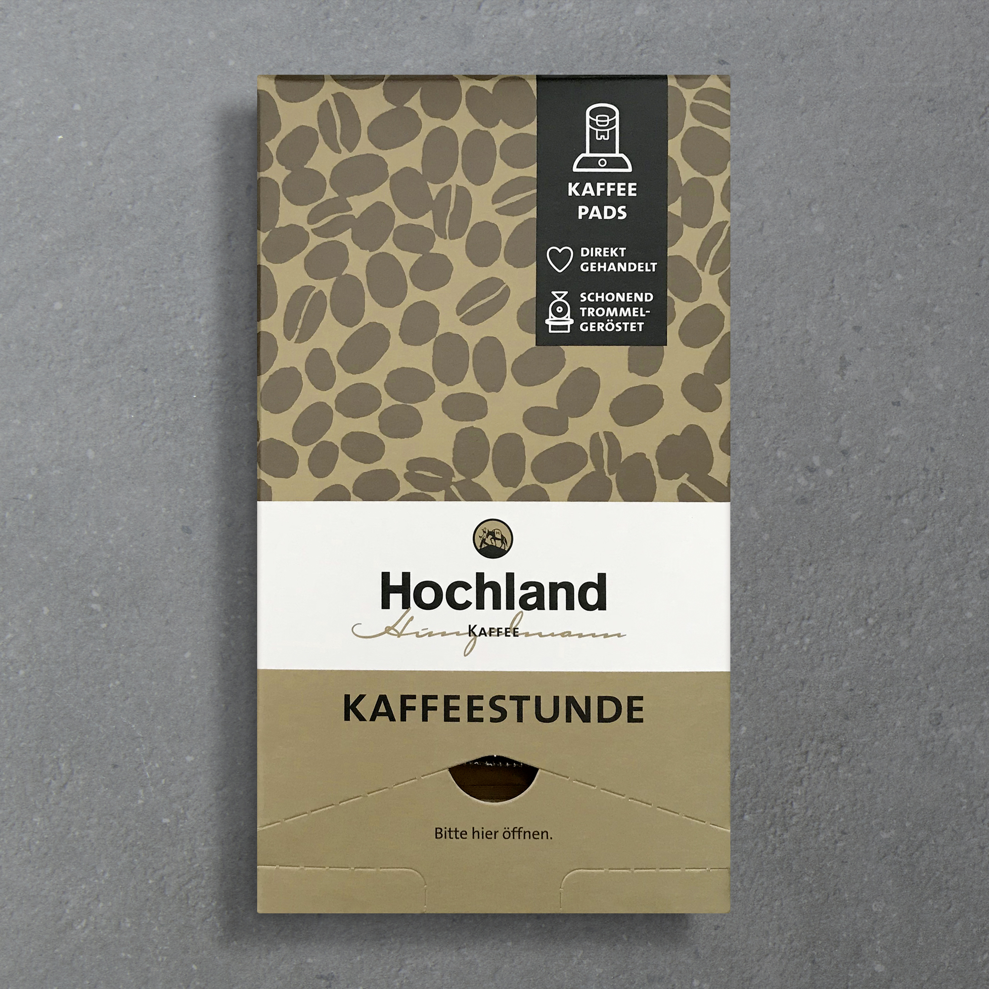 Kaffeepads 135g Kaffeestunde (18Stk.Spenderbox)