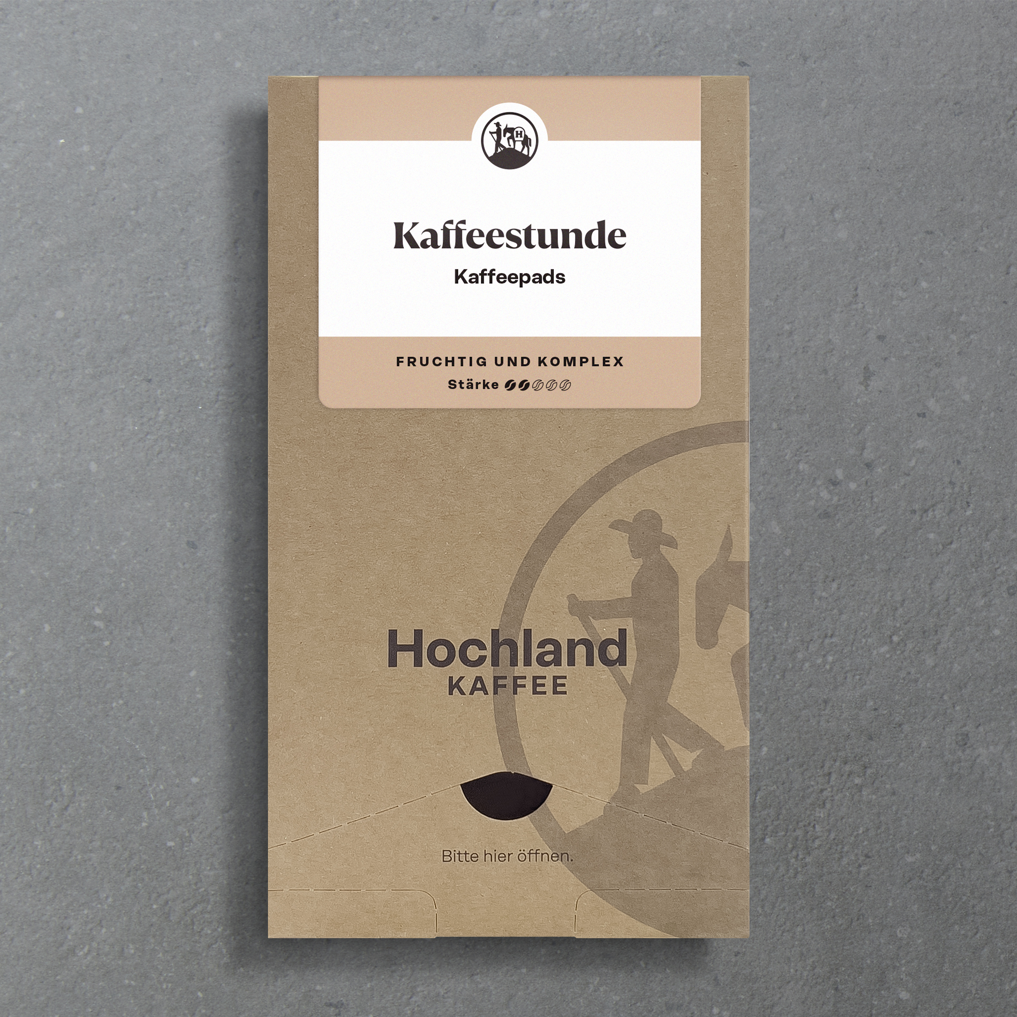 Kaffeepads 135g Kaffeestunde (18Stk.Spenderbox)